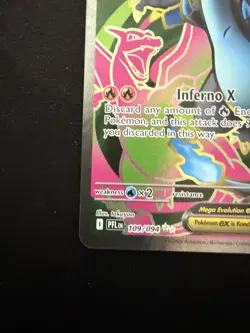 Mega Charizard X Ex Pokemon English #109/094 Ultra Rare Phantasmal Flames - Image 5