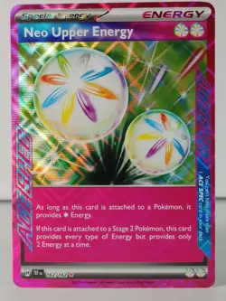 Neo Upper Energy - Ace Rare - Temporal Forces #187 - Pokemon - NM - Image 1