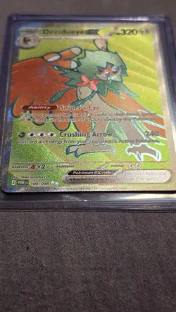Pokemon TCG: DECIDUEYE ex Full Art Ultra Rare #100/088 – ME03 Perfect Order - Image 2