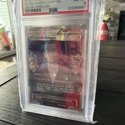 2015 PSA 8 Giovanni's Scheme 162 Pokemon Xy Breakthrough 🔥 - Image 3