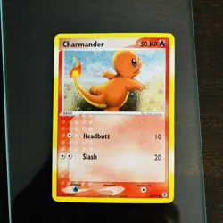 Pokemon Charmander 57/112 FireRed & LeafGreen Reverse Holo with Swirl🌀 - Image 5