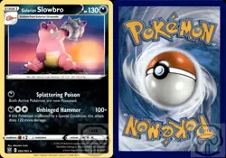 Galarian Slowbro 092/163 R Battle Styles Pokemon NM/M - Image 2