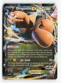 Dragonite EX 74/111 XY Furious Fists Pokemon TCG Ultra Rare Near Mint NM - Image 1