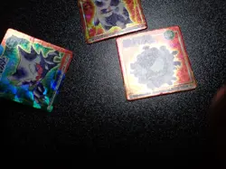 Pokemon GB Pocket Mini Card Prism Holo x3 Gengar Haunter Gastly #5745 - Image 4