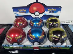 POKEMON GO POKE BALL TIN - 6 TIN WITH DISPLAY - Image 1