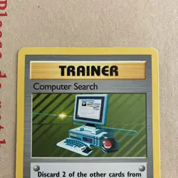Computer Search 71/102 Rare Base Set Unlimited Pokemon LP/MP - Image 3
