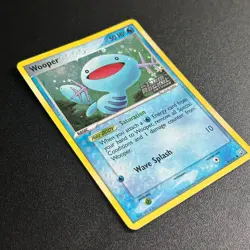 Pokemon Wooper Reverse Holo 81/109 EX Team Rocket Returns Stamped 2004 - DMG - Image 2