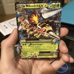 M Beedrill EX XY158 XY Mega EX Holo Promo Pokemon TCG English 200 HP - Image 1