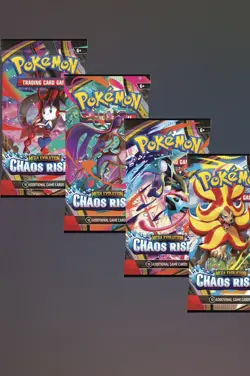 New! Chaos Rising Booster Box ( Ships 5/22) Factory Sealed W/ Acrylic Case - Image 2