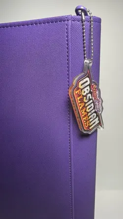 Pokemon Set Scarlet & Violet: Obsidian Flames Binder Tag/Key Chain Organiser - Image 1
