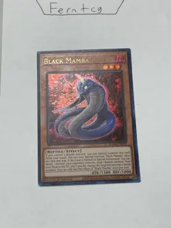 Yugioh Black Mamba Ultra Rare NM Monstrous Revenge Ships Same Day! - Image 1