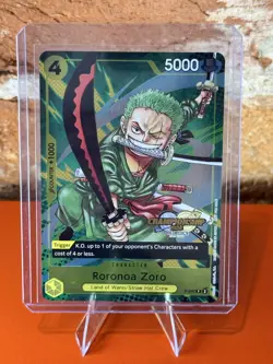 Roronoa Zoro (CS 2024 Event Pack) Foil PR One Piece Promotion Cards P-042 NM - Image 1