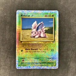 Pokemon TCG 2002 Nidoran Reverse Holo Card 83/110 Legendary Collection - Image 1