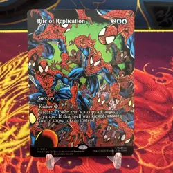 Rite of Replication (Borderless) -Foil Near Mint MTG Marvel Eternal-Legal - Image 1