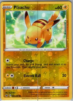 Pikachu - (Reverse Cosmos Holo) 065/202 - Pokemon Card - NM - Image 1