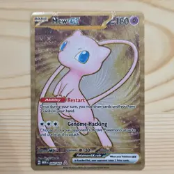 (METAL CARD) Mew ex 205/165 Scarlet & Violet 151 Hyper Rare - Image 1