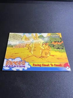 Pokemon Card - Racing Cheek to Cheek 48 - Pikachu's Vacation - Topps - Image 3