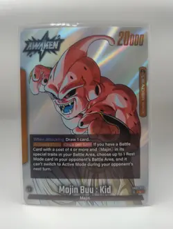 Majin Buu : Kid SB01-029 L Foil Dragon Ball Super Fusion World Manga Leader Card - Image 1