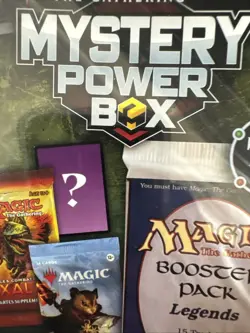 Magic MTG Mystery Power Box Sealed | 2 Booster Packs 1 Foreign Pack 1 Promo Card - Image 2