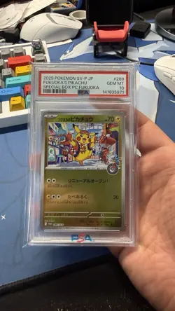 Fukuoka's Pikachu - 289/SV-P 289/SV-P Sv-P Promotional Cards Holo PSA 10 - Image 1
