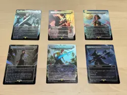 Opened Final Fantasy Weapons x MTG Secret Lair FOIL W/BONUS CARD - Image 1