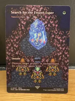 Mtg FCA Final Fantasy Frozen Esper — Nature’s Claim —NM - Image 1