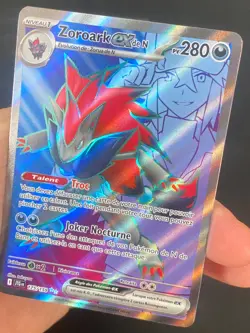 CARTE POKEMON ZOROARK EX DE N 175/159 FR ULTRA RARE AVENTURES ENSEMBLE - NEUF - Image 2
