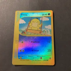 Pokemon AQUAPOLIS - #104/147 Psyduck - Enton Reverse Holo - Deutsch Near Mint - Image 1
