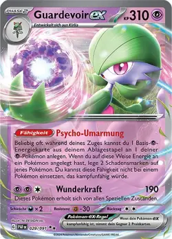 Pokemon Karte: Guardevoir Ex 029/091 Paldeas Schicksale NM Deutsch - Image 1
