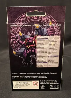 2005 Yugioh Zombie Madness 1st Edition Structure Deck -Factory Sealed - Image 2