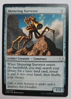 MTG Magic The Gathering Card Skittering Surveyor Artifact Creature Construct - Image 1