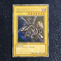 MISPRINT Red-Eyes B. Dragon Reverse Holo Secret Rare BPT-005 Limited Edition LP - Image 1
