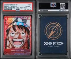 2023 ONE PIECE PREMIUM COLLECTION ONE PIECE FILM RED-#022 MONKEY D. LUFFY PSA 10 - Image 3