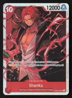Shanks - (Reprint) SR OP09-004 NM - One Piece TCG - Image 1