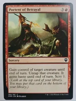 MTG Magic The Gathering Card Portent of Betrayal Sorcery Red Ikoria Lair Of Behe - Image 1