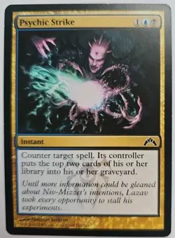 MTG Magic The Gathering Card Psychic Strike Instant Blue Black Gatecrash 2013 - Image 1