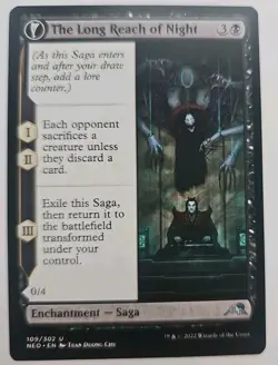 MTG Magic The Gathering Card Animus of Night's Reach The Long Reach of Night - Image 1
