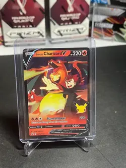Lances Charizard v SWSH133 Promo Rare Pokemon Card Normal Sized, Mint Condition - Image 1