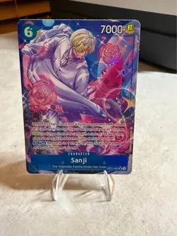 Sanji SR Alt Parallel OP11-051 A Fist Of Divine Speed One Piece TCG ENG - Image 1
