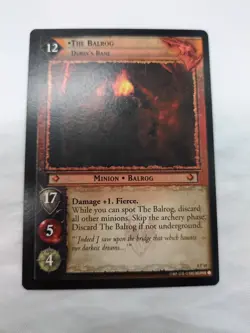 LOTR TCG The Balrog Durin's Bane Promo Card 0P10 - Image 1