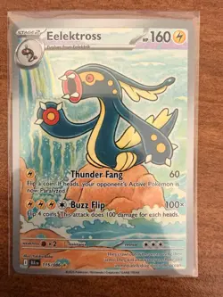 Elektross Pokemon Black Bolt Illustration Rare Card 115/086 Near Mint - Image 1