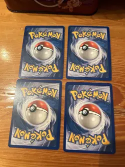 4 Reverse Holo Pokemon Cards 2006-2007 LP-HP - Image 3