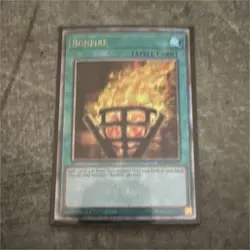 Konami Bonfire Spell Card RA03-EN073 Quarter Century Secret Rare - Image 1