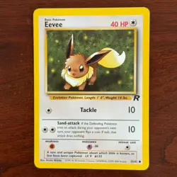 Eevee 55/82 Common Team Rocket Pokemon Card - Image 1