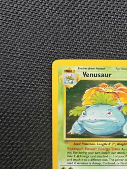 Venusaur 15/102 Base Set Holo Rare Pokemon Card | 1999 WOTC | Moderately Played - Image 4