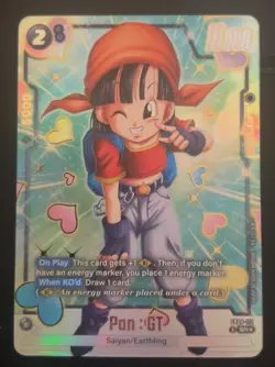 Pan : GT FB09-112 Alternate Art Dual Evolution Dragon Ball Card English Fusion - Image 2