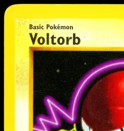1999 Pokemon VOLTORB Base Set 1ST EDITION Shadowless INK DOT ERROR Card 67/102 - Image 2