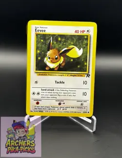 EEVEE-55/82-TEAM ROCKET-MP-POKEMON CARD GAME-VINTAGE-SHIPPING INCLUDED! - Image 1
