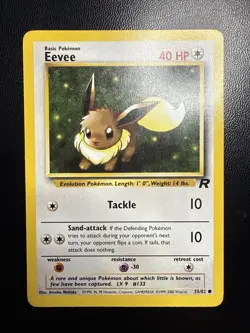 Eevee Team Rocket 55/82 Pokemon Card - Image 1