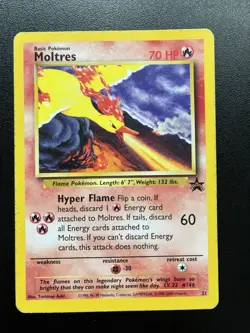 Pokemon Card Moltres Promo 21 WOTC - Image 1
